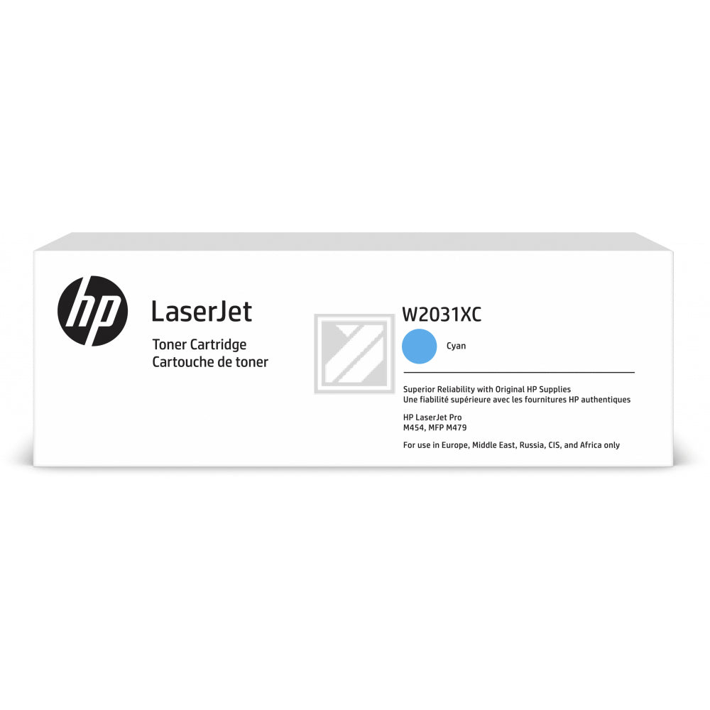 HP 415X Toner in Farbe cyan