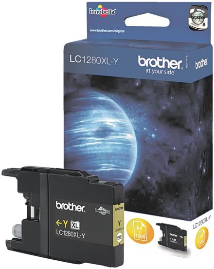 Brother LC-1280YXL Tintenpatrone in Farbe yellow