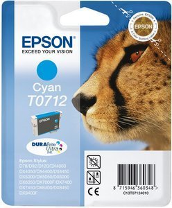 Epson Tintenpatrone in Farbe cyan