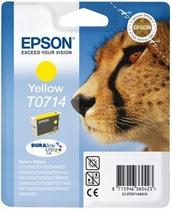 Epson Tintenpatrone in Farbe yellow