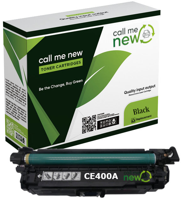 HP CE400A Toner in Farbe black