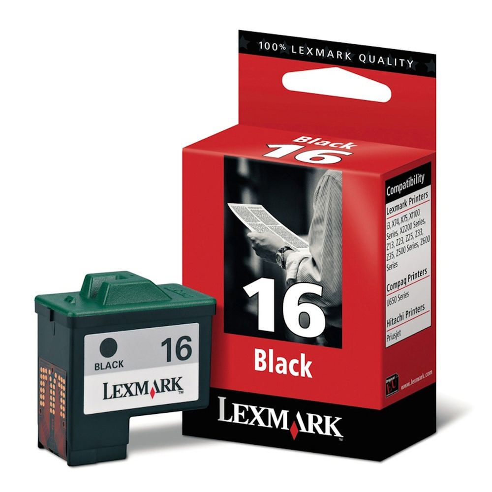 Lexmark Tintenpatrone in Farbe black