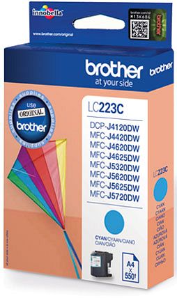 Brother LC-223C Tintenpatrone in Farbe cyan