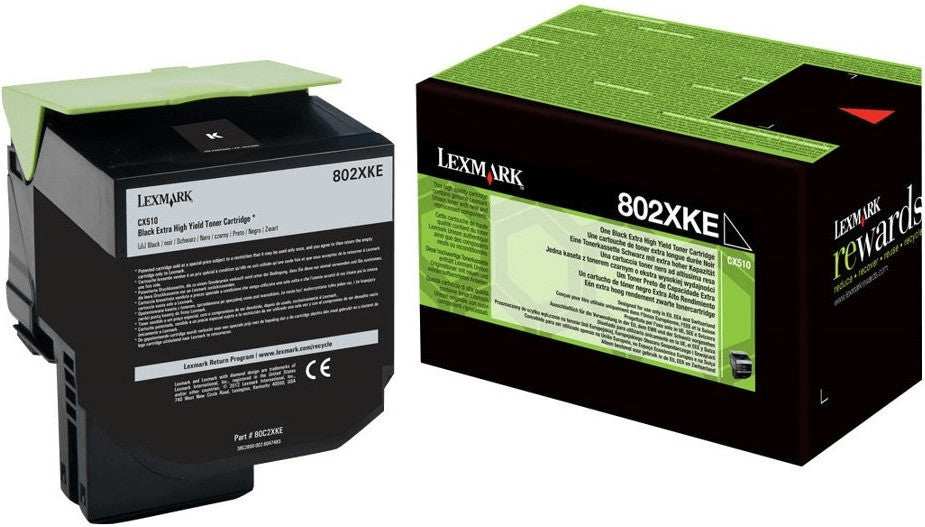 Lexmark 802XKE Toner in Farbe black