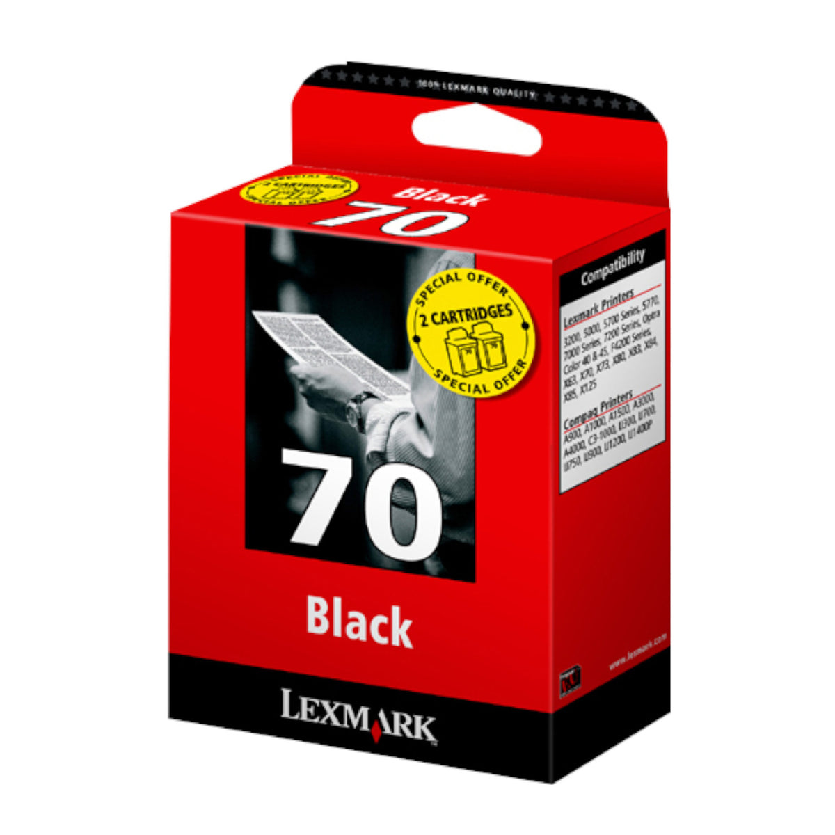 Lexmark Tintenpatrone in Farbe black