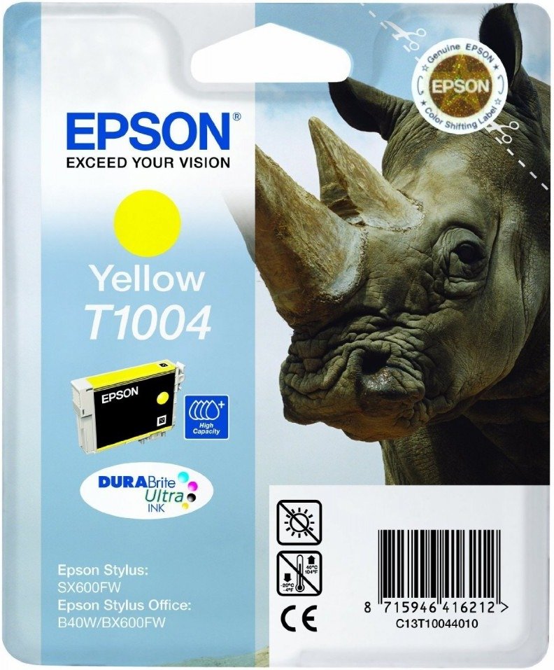 Epson Tintenpatrone in Farbe yellow