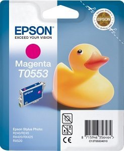 Epson T0553 Tintenpatrone in Farbe magenta