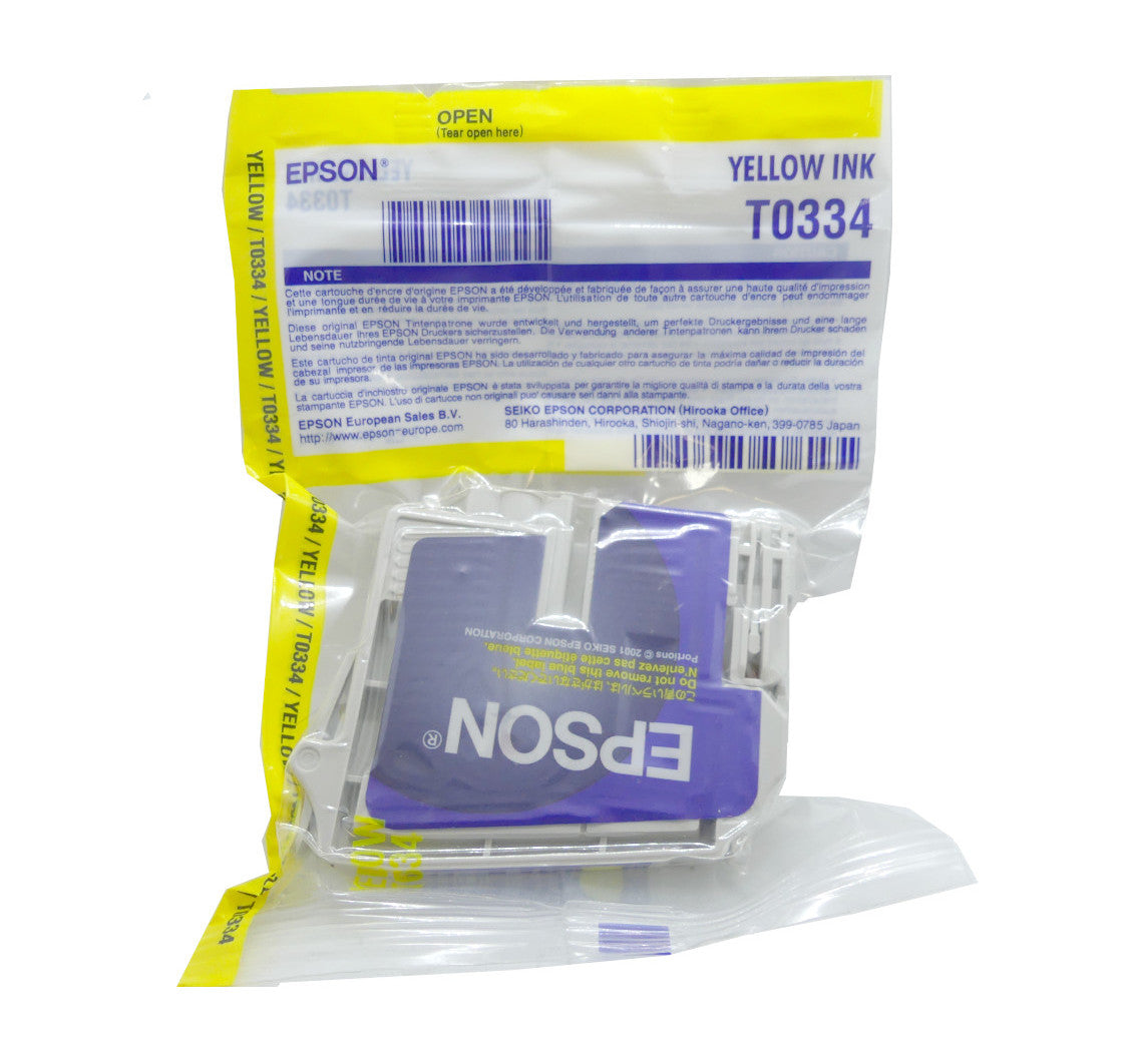 Epson Tintenpatrone in Farbe yellow