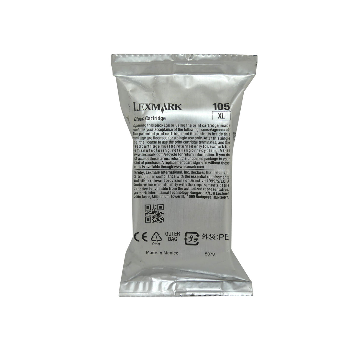 Lexmark Tintenpatrone in Farbe black