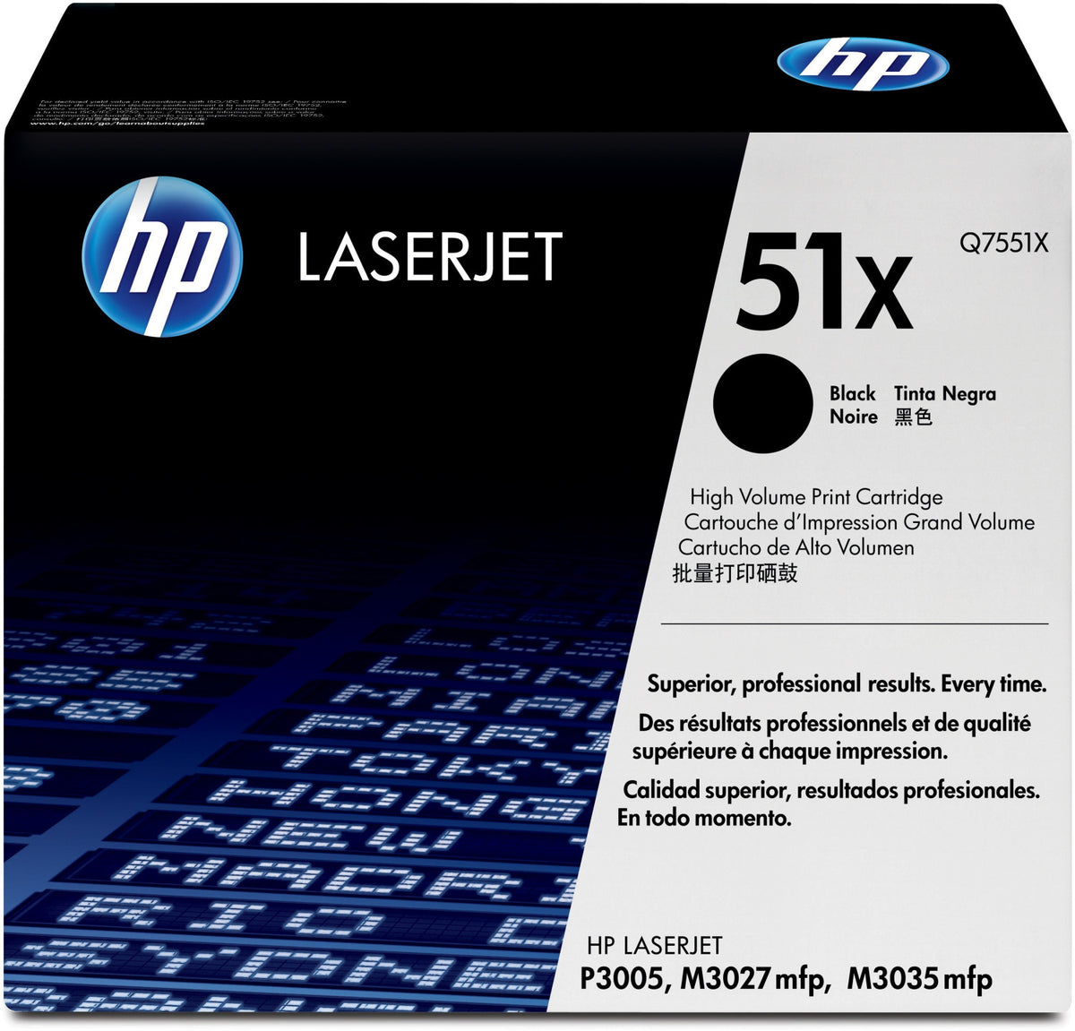HP 51X Toner in Farbe black