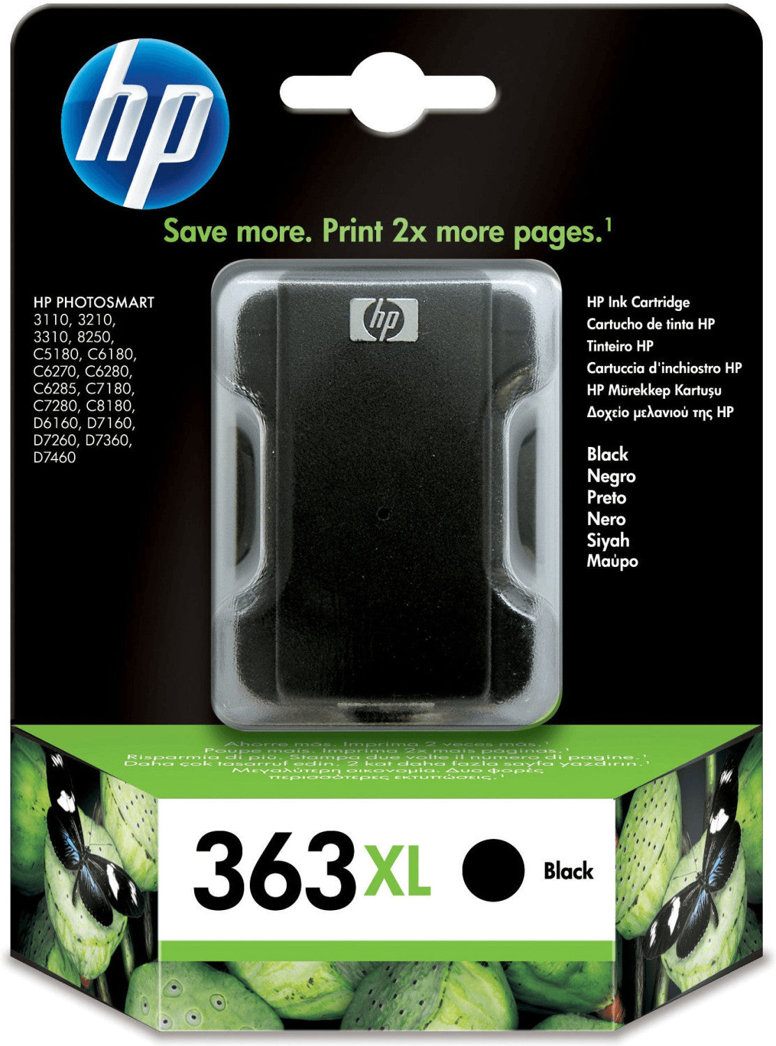 HP Tintenpatrone in Farbe black