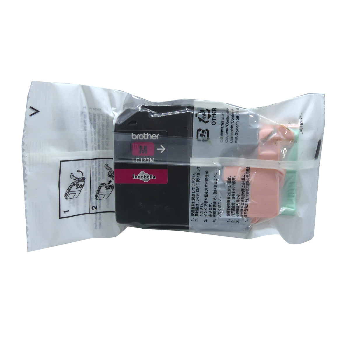 Brother LC-123M Tintenpatrone in Farbe magenta