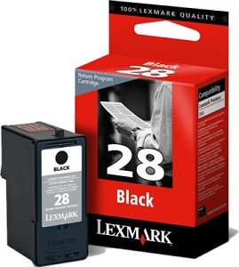 Lexmark Tintenpatrone in Farbe black