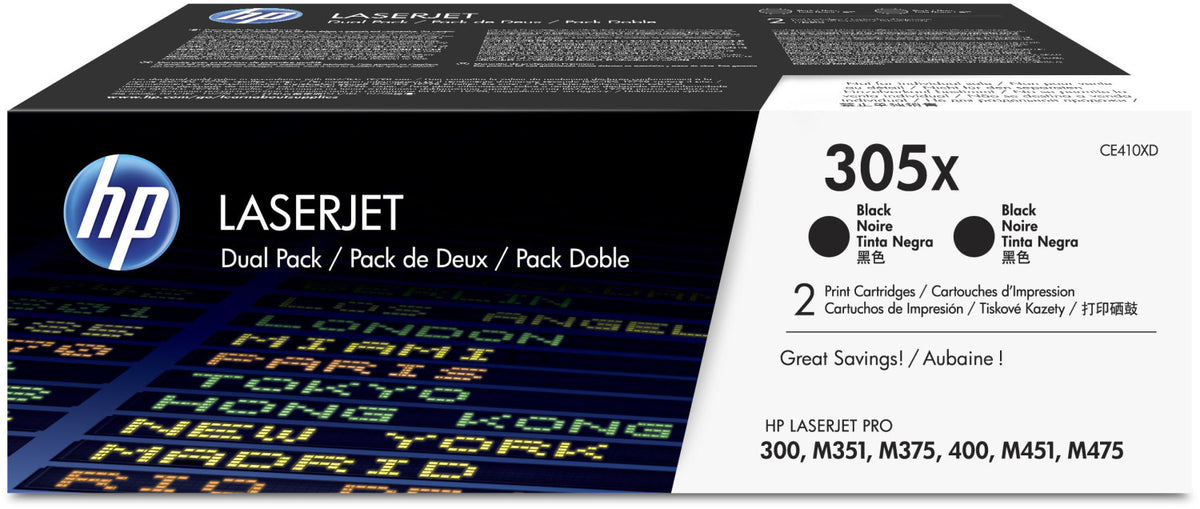 HP Toner in Farbe black