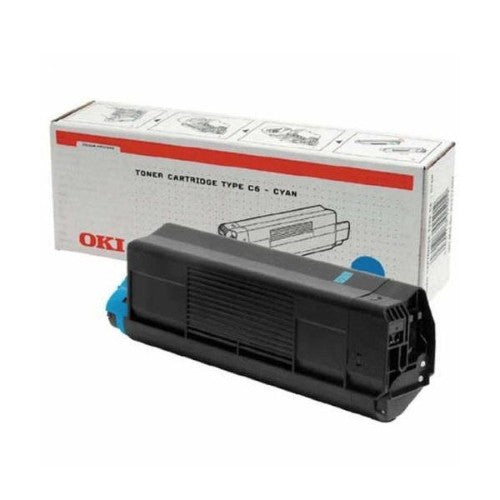 Oki Toner in Farbe cyan