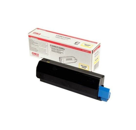 Oki Toner in Farbe yellow