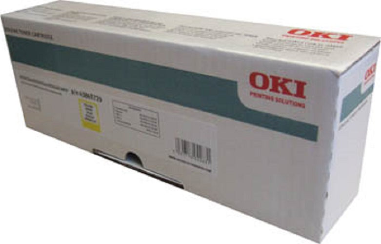 Oki Toner in Farbe yellow