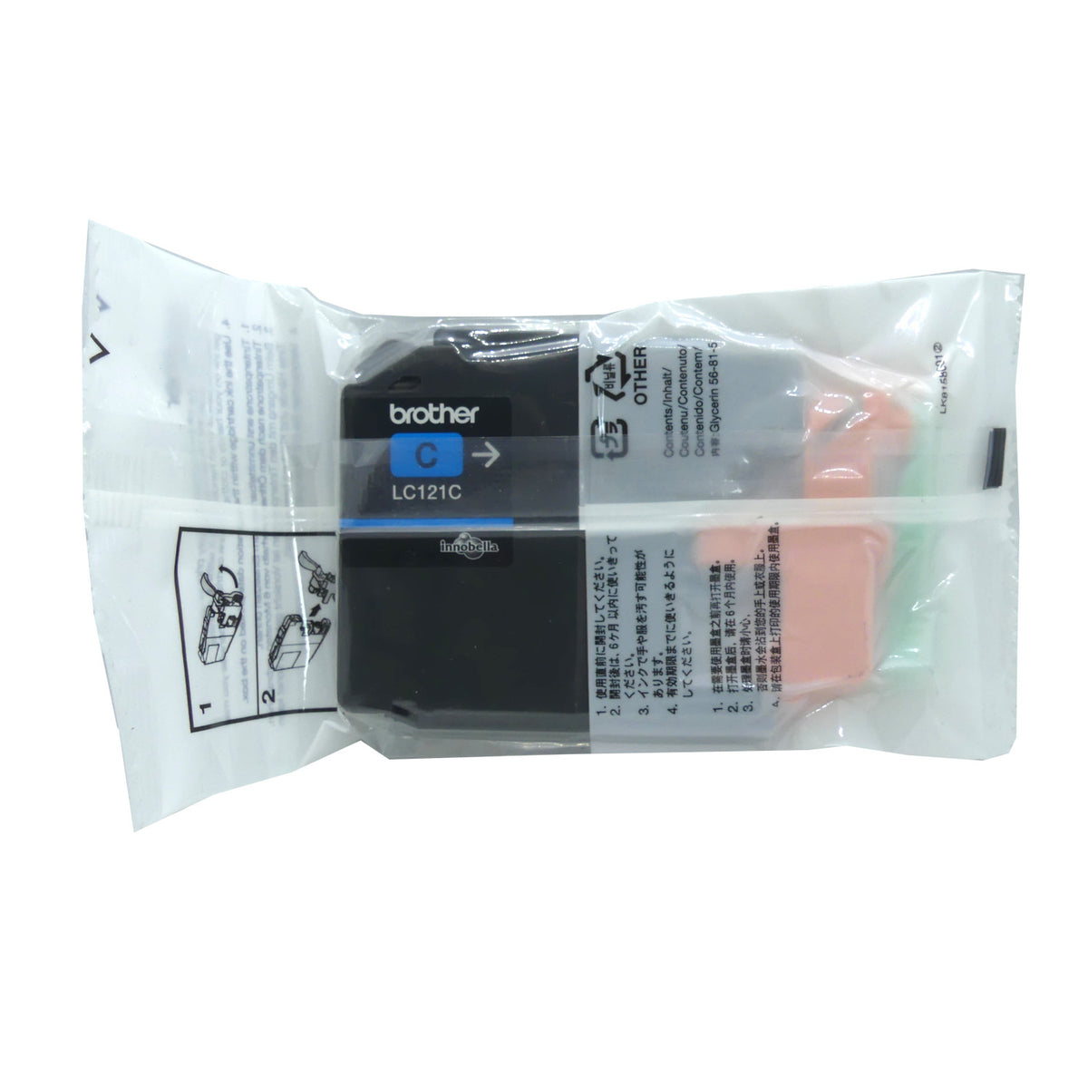 Brother LC121 Tintenpatrone in Farbe cyan
