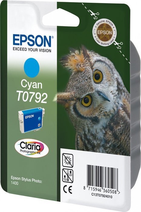 Epson Tintenpatrone in Farbe cyan