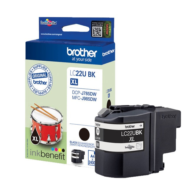 Brother LC22U Tintenpatrone in Farbe black