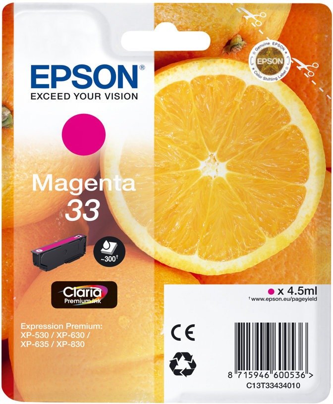 Epson Tintenpatrone in Farbe magenta