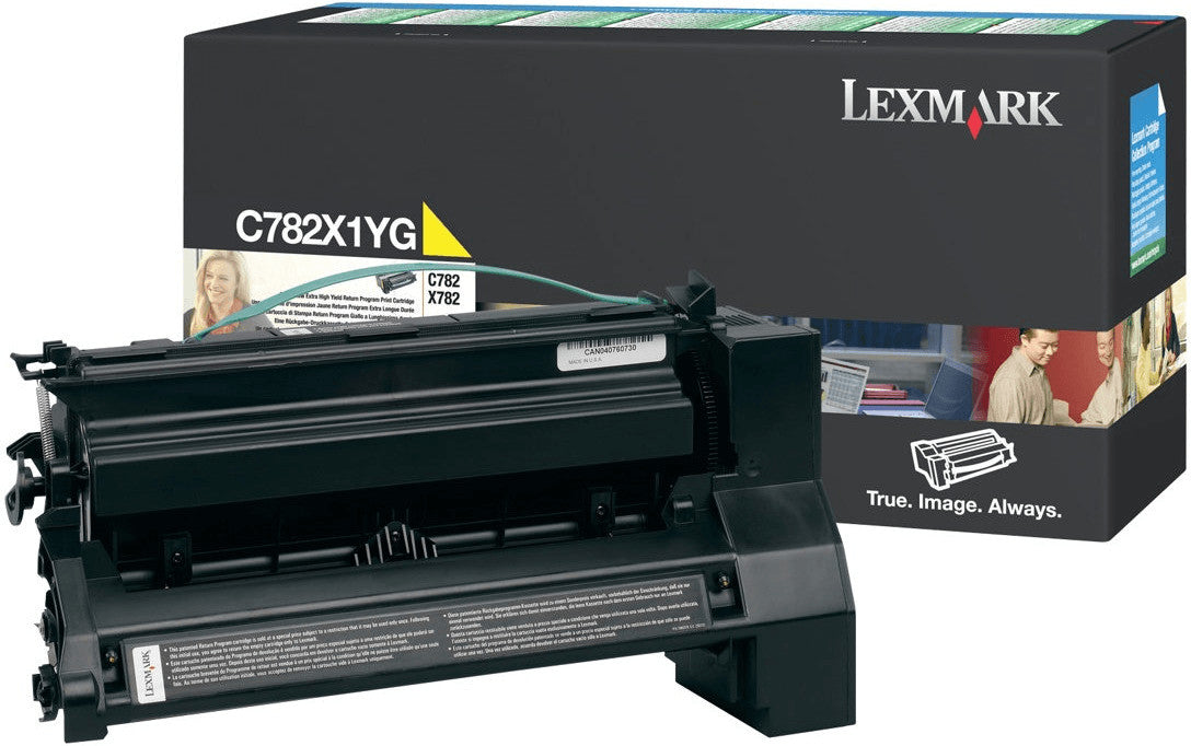 Lexmark Toner in Farbe yellow