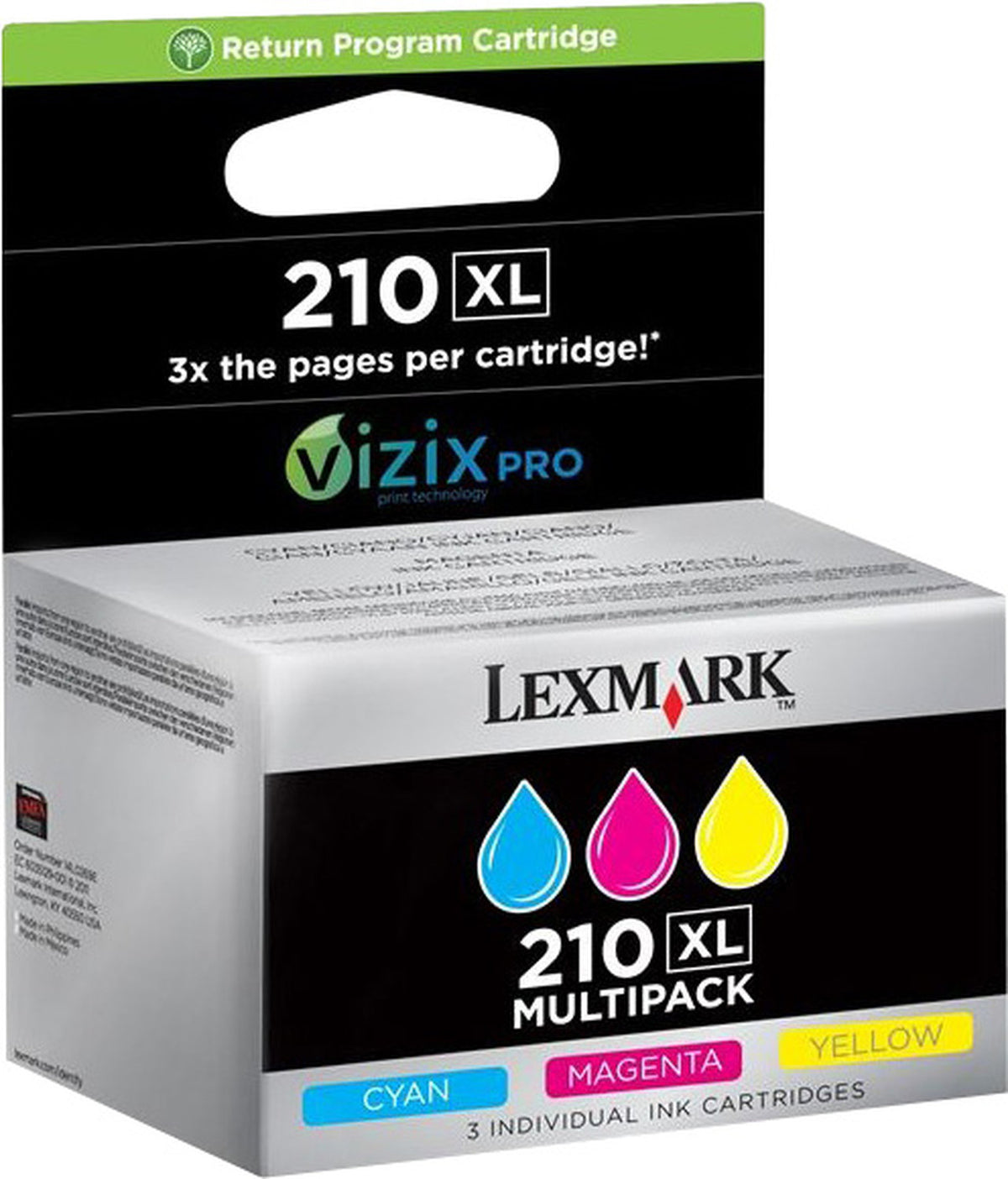 Lexmark 210XL Tintenpatrone in Farbe yellow