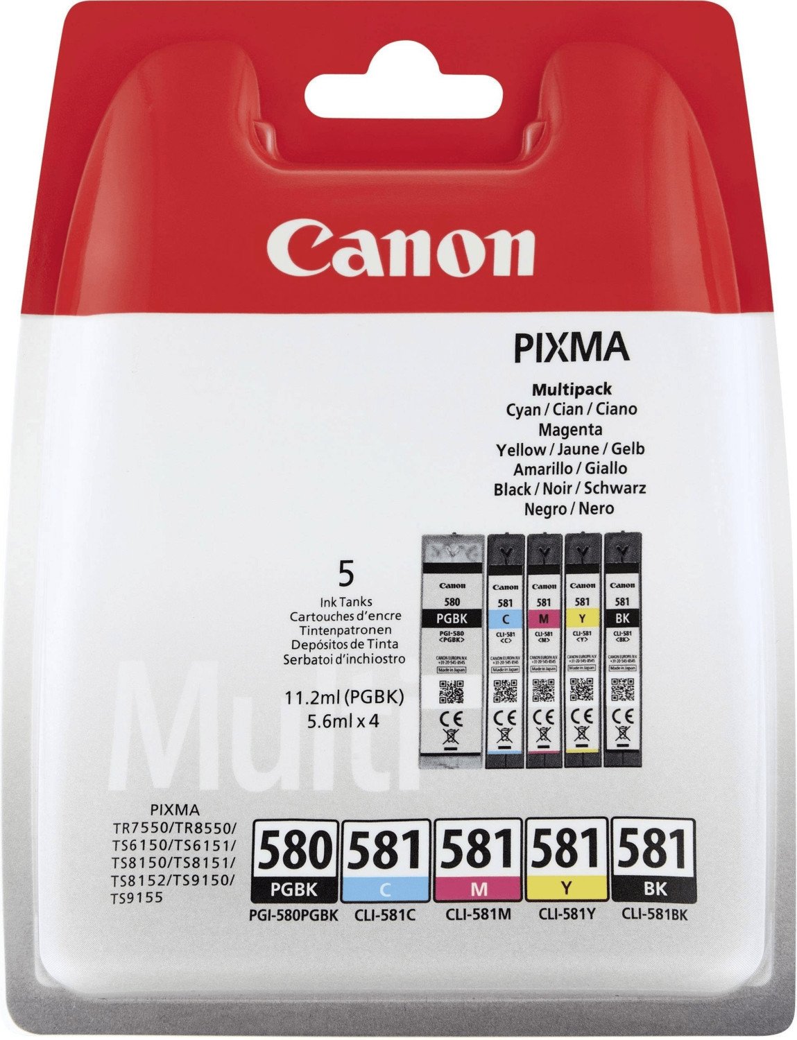 Canon 5 F Tintenpatrone in Farbe black-tri-color