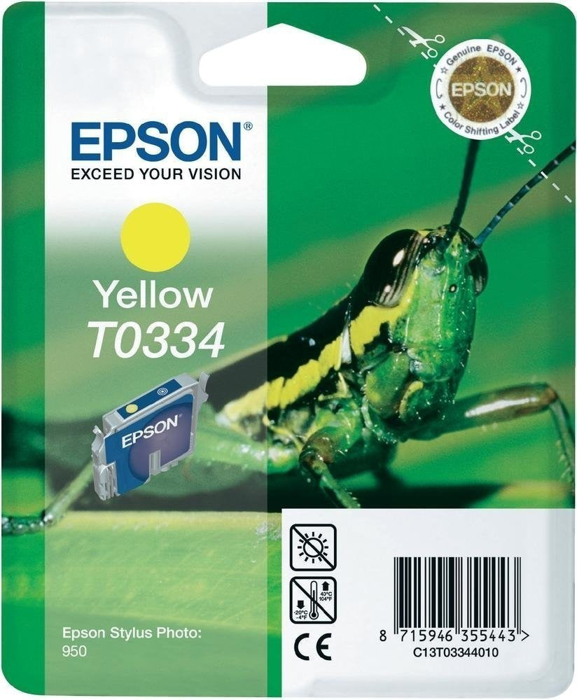 Epson Tintenpatrone in Farbe yellow