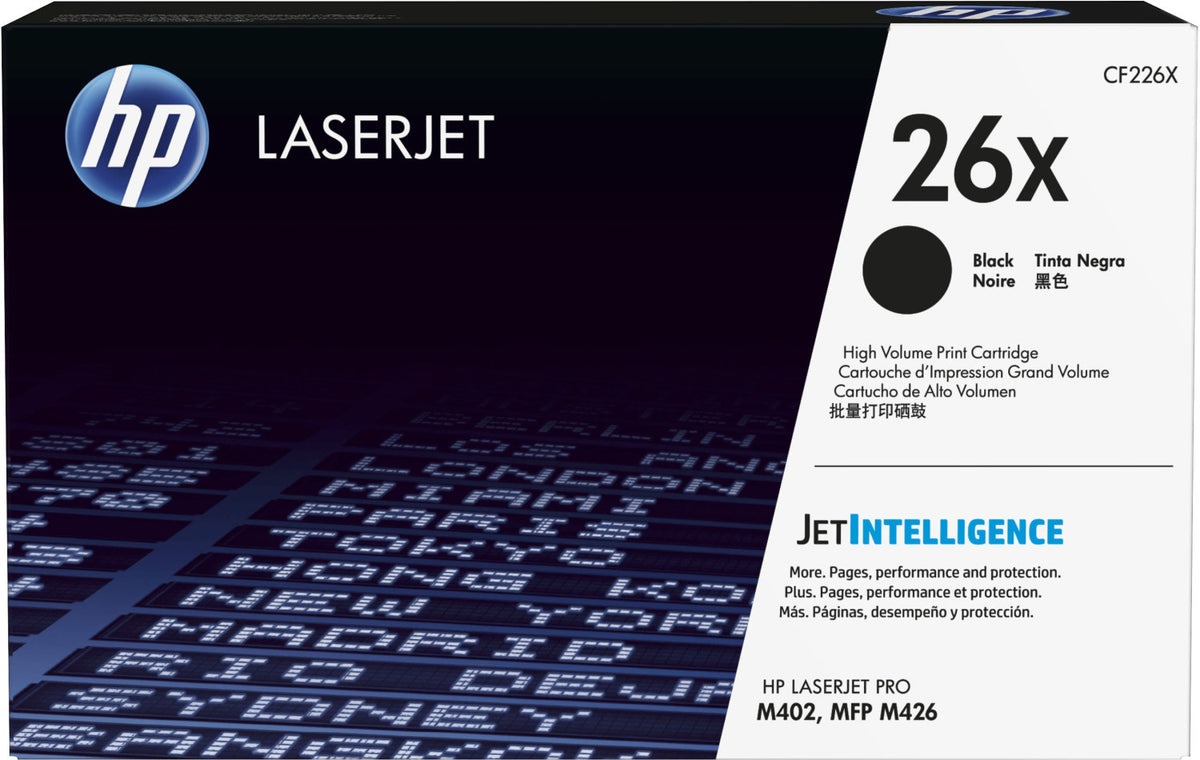 HP 26X Toner in Farbe black