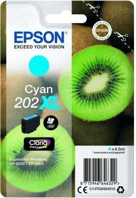 Epson 202XL Tintenpatrone in Farbe cyan
