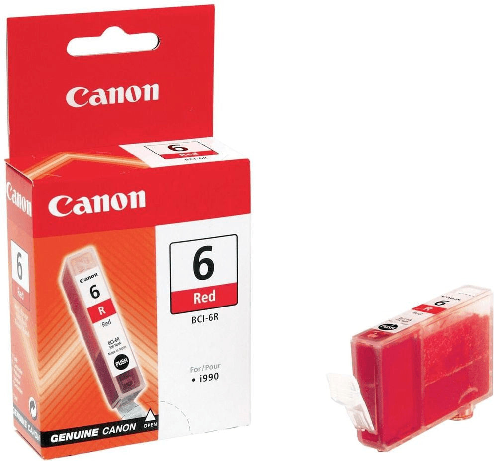 Canon Tintenpatrone in Farbe red