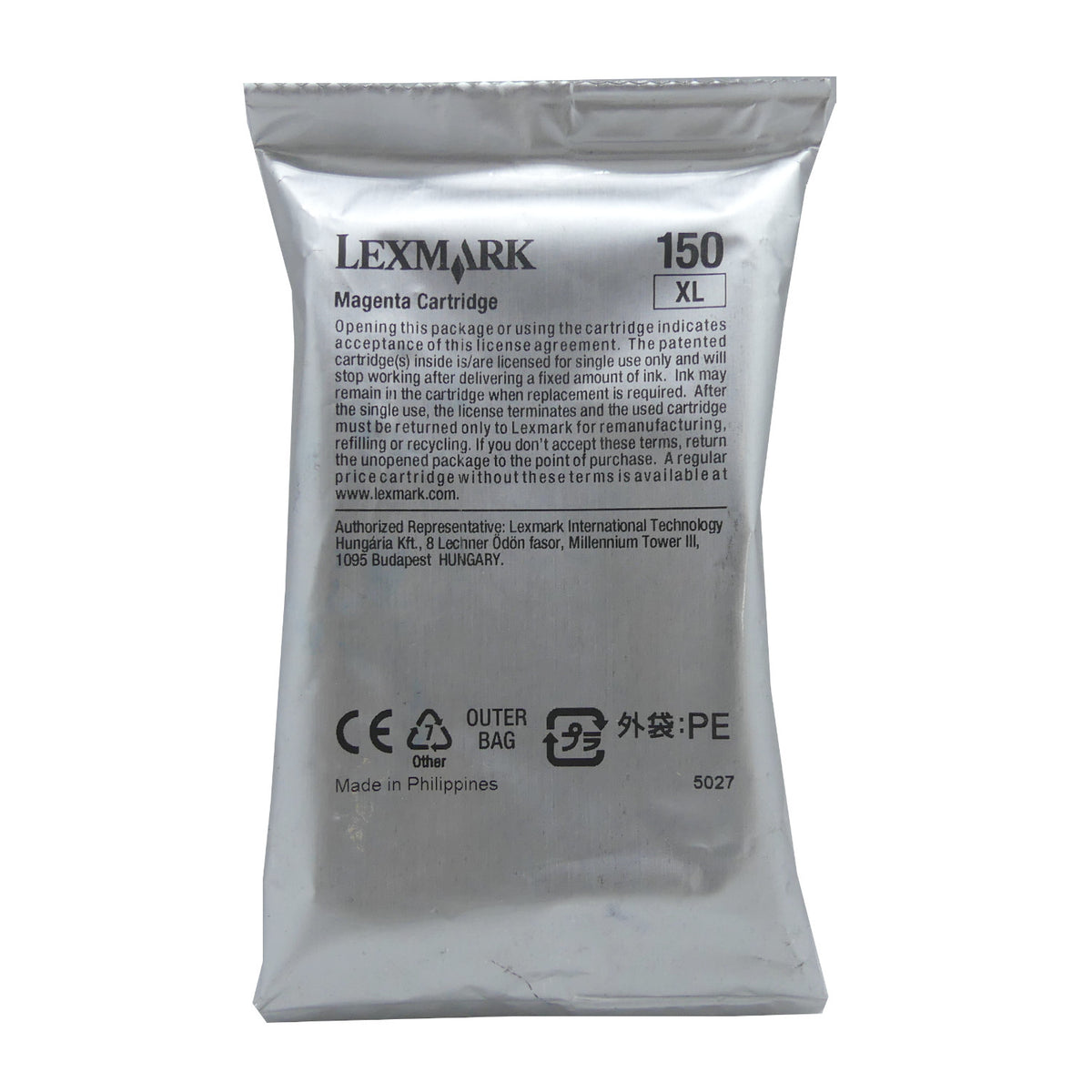 Lexmark 150XL Tintenpatrone in Farbe magenta