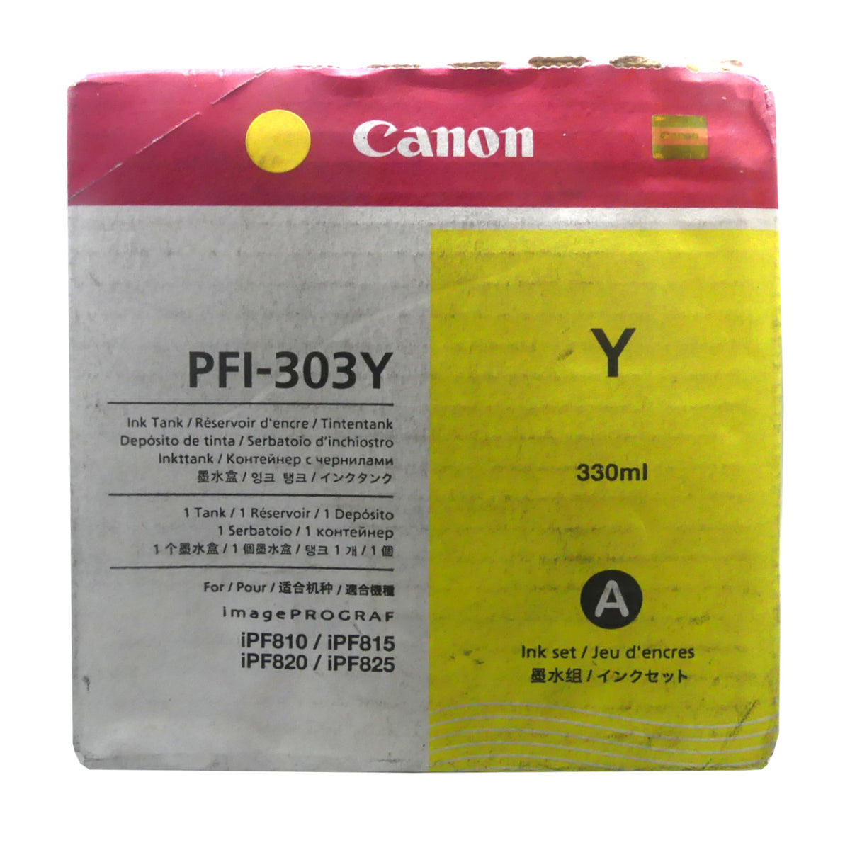 Canon PFI-303Y Tintenpatrone in Farbe yellow
