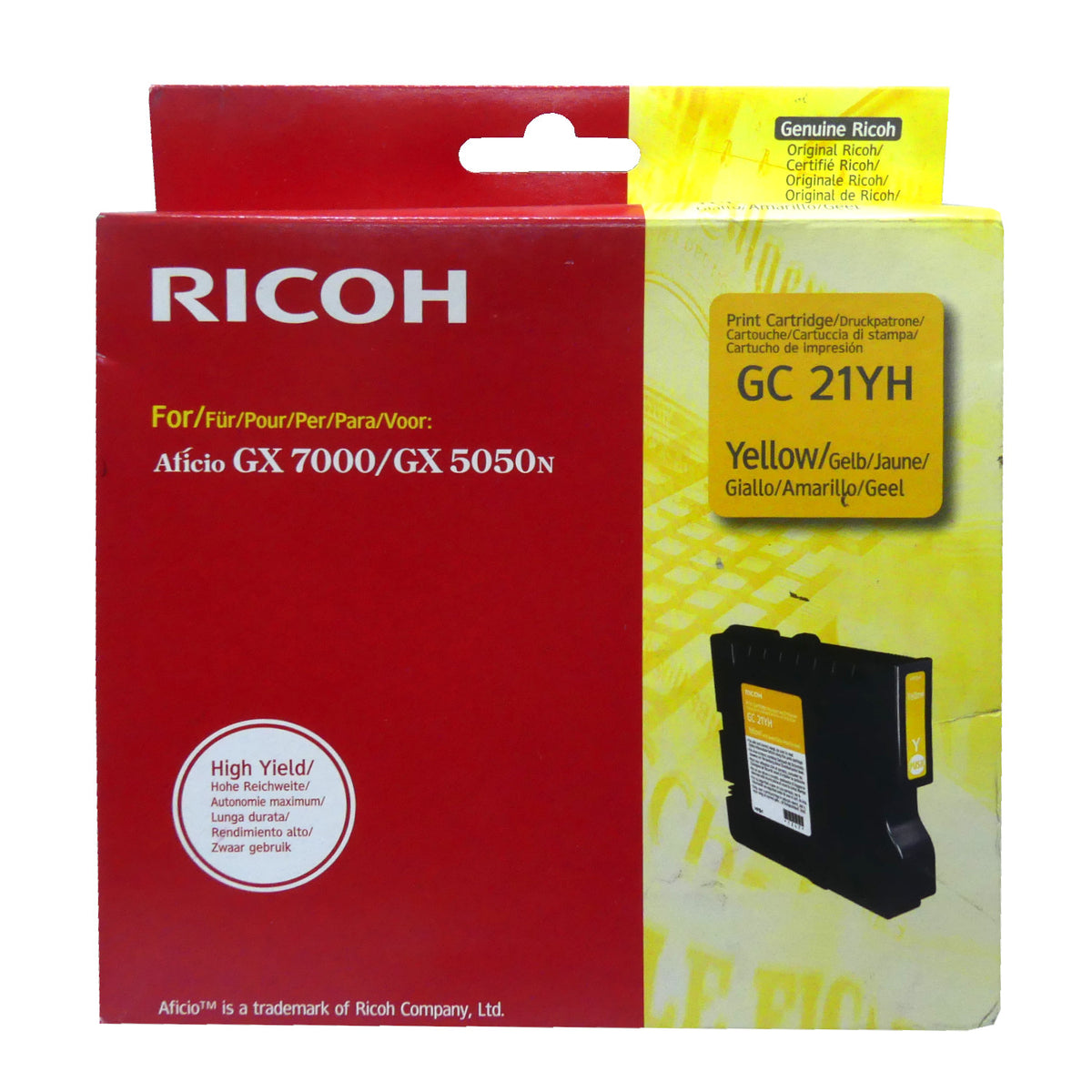 Ricoh 405539 Tintenpatrone in Farbe yellow