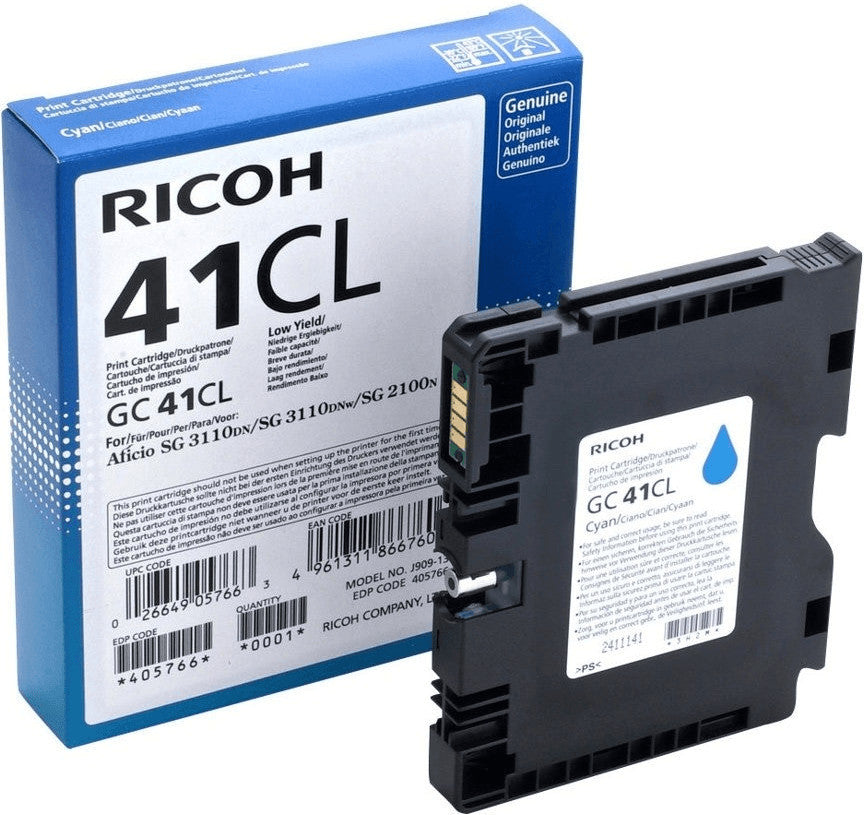Ricoh 405766 Tintenpatrone in Farbe cyan