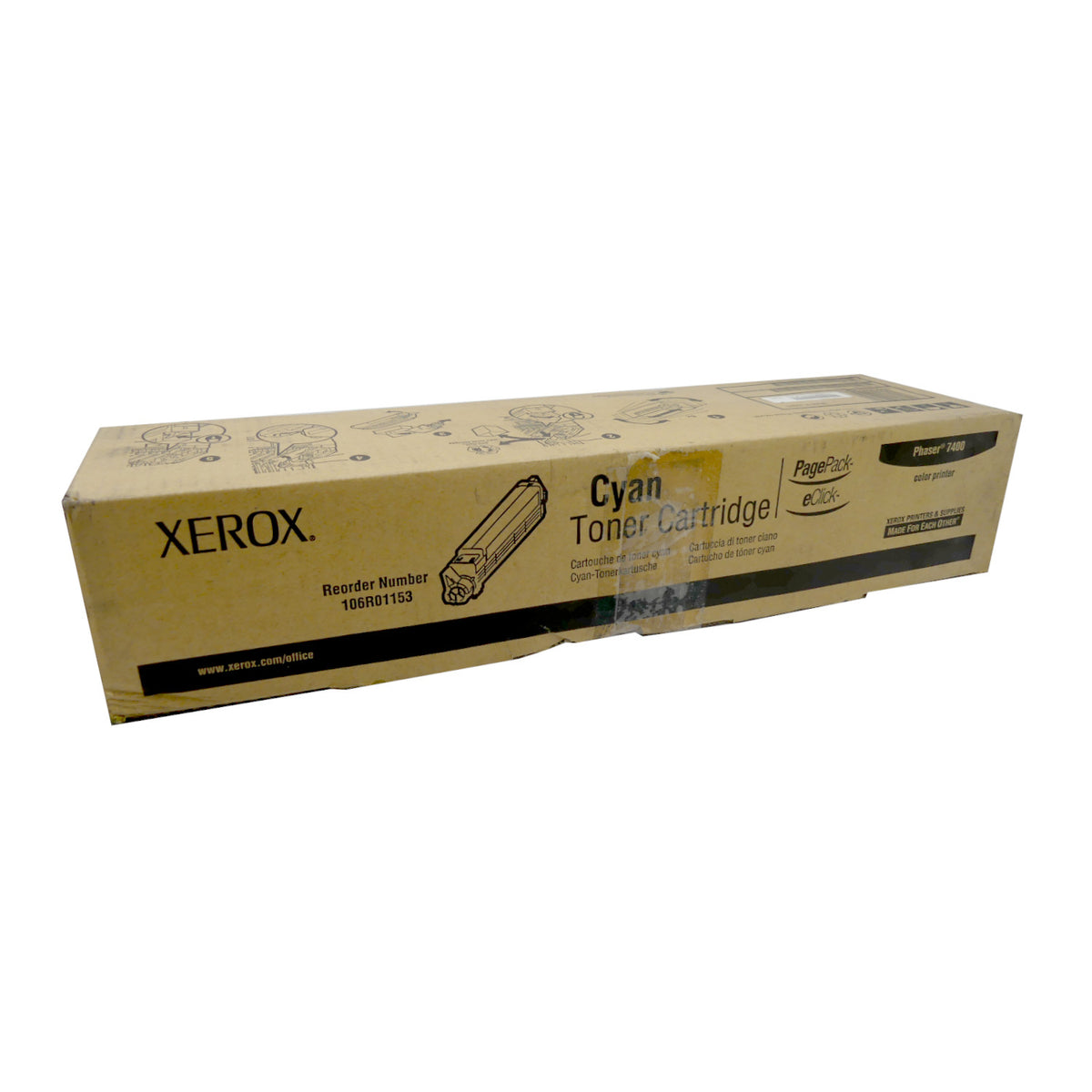 Xerox Toner in Farbe cyan