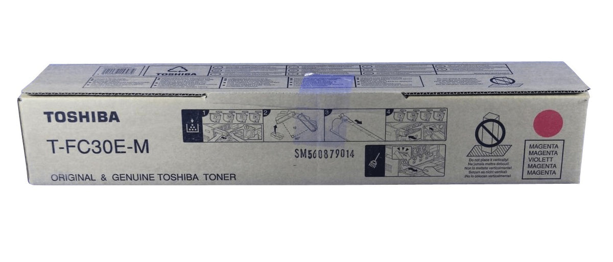 Toshiba T-FC30EM Toner in Farbe magenta