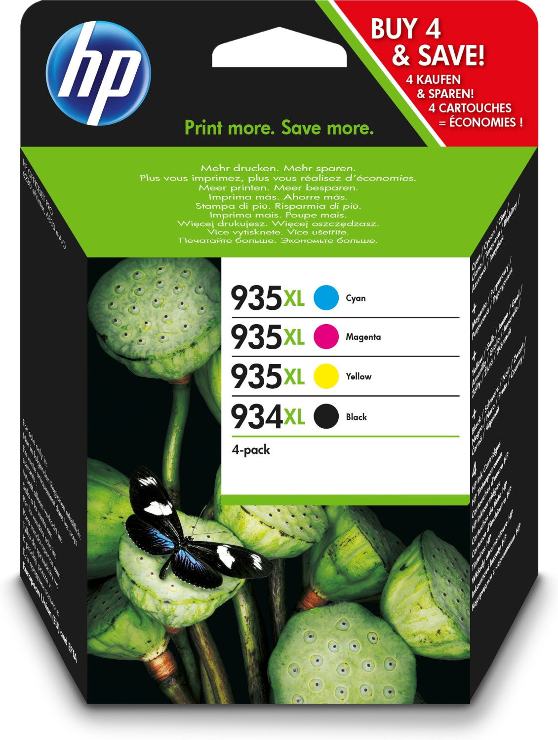 HP Tintenpatrone in Farbe black-tri-color
