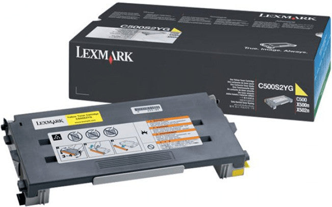 Lexmark Toner in Farbe yellow