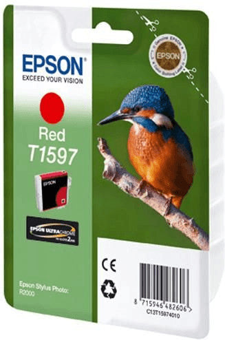 Epson Tintenpatrone in Farbe red