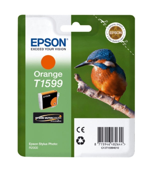 Epson Tintenpatrone in Farbe orange