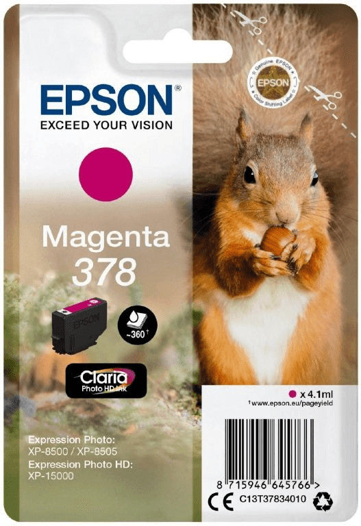 Epson 378 Tintenpatrone in Farbe magenta