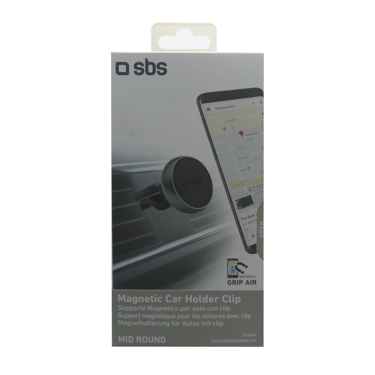 SBS Magnetic Car Holder Clip 54246