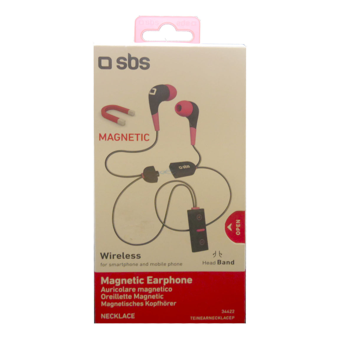 SBS Magentic Earphone NECKLACE 34422