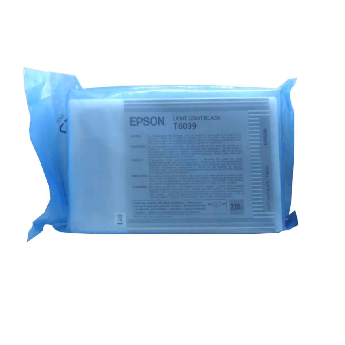 Epson T6039 Tintenpatrone in Farbe light-black