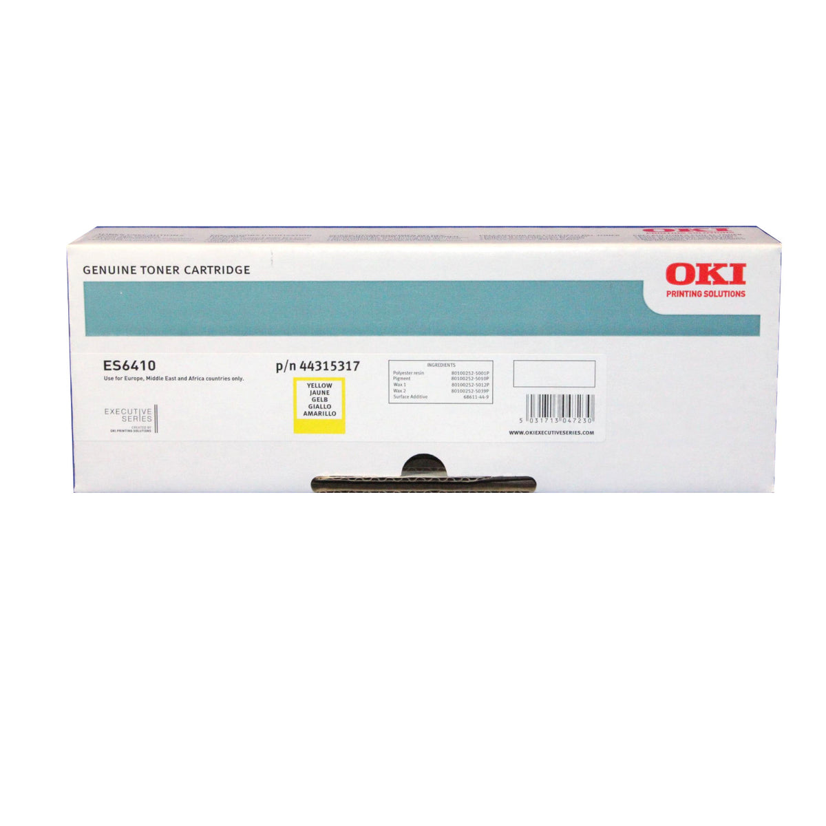 Oki Toner in Farbe yellow