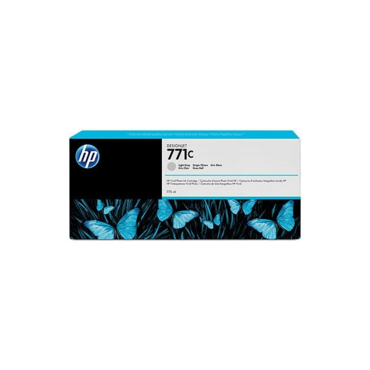HP B6Y14A Tintenpatrone in Farbe light grey (light-grey)