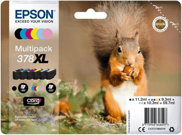 Epson 378XL Tintenpatrone in Farbe black