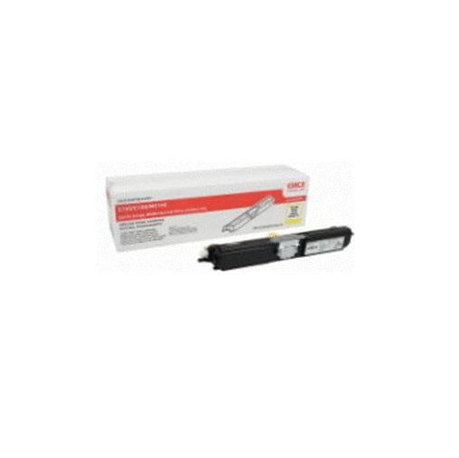 Oki Toner in Farbe yellow
